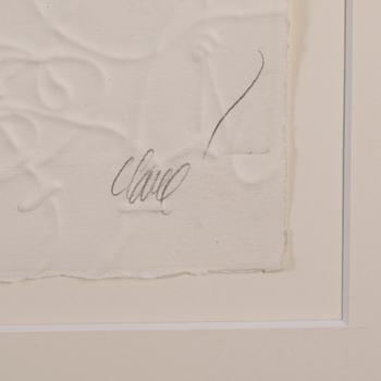 ANTONI CLAVÉ, carborundumetsning, signerad, numrerad 6/75.