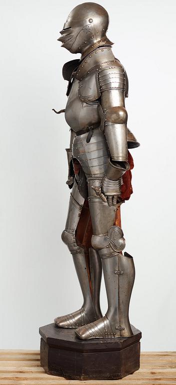 A German metal armour, composite, mid 1500's and later.