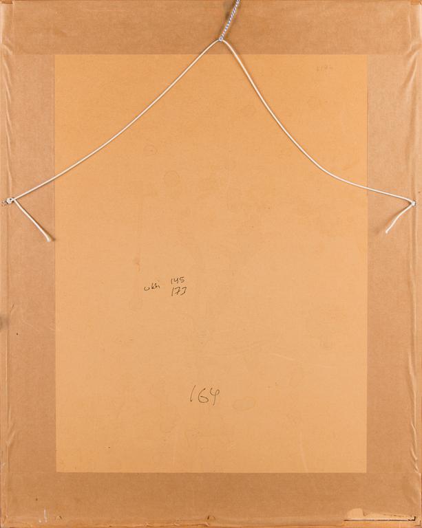 ONNI MANSNERUS, puupiirros, signeerattu ja päivätty 1958.