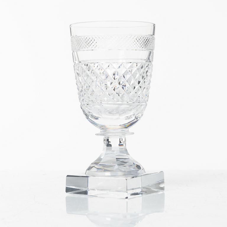 Elis Bergh, glasservis, 107 delar, "Kent", Kosta Boda.