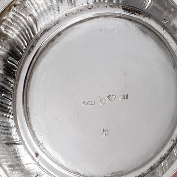 PARTI SILVER, 14 delar, 1800-/1900-tal. Total vikt ca 509 gram.