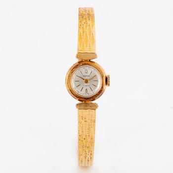 Tressa, wristwatch, 18K gold, 17 mm.