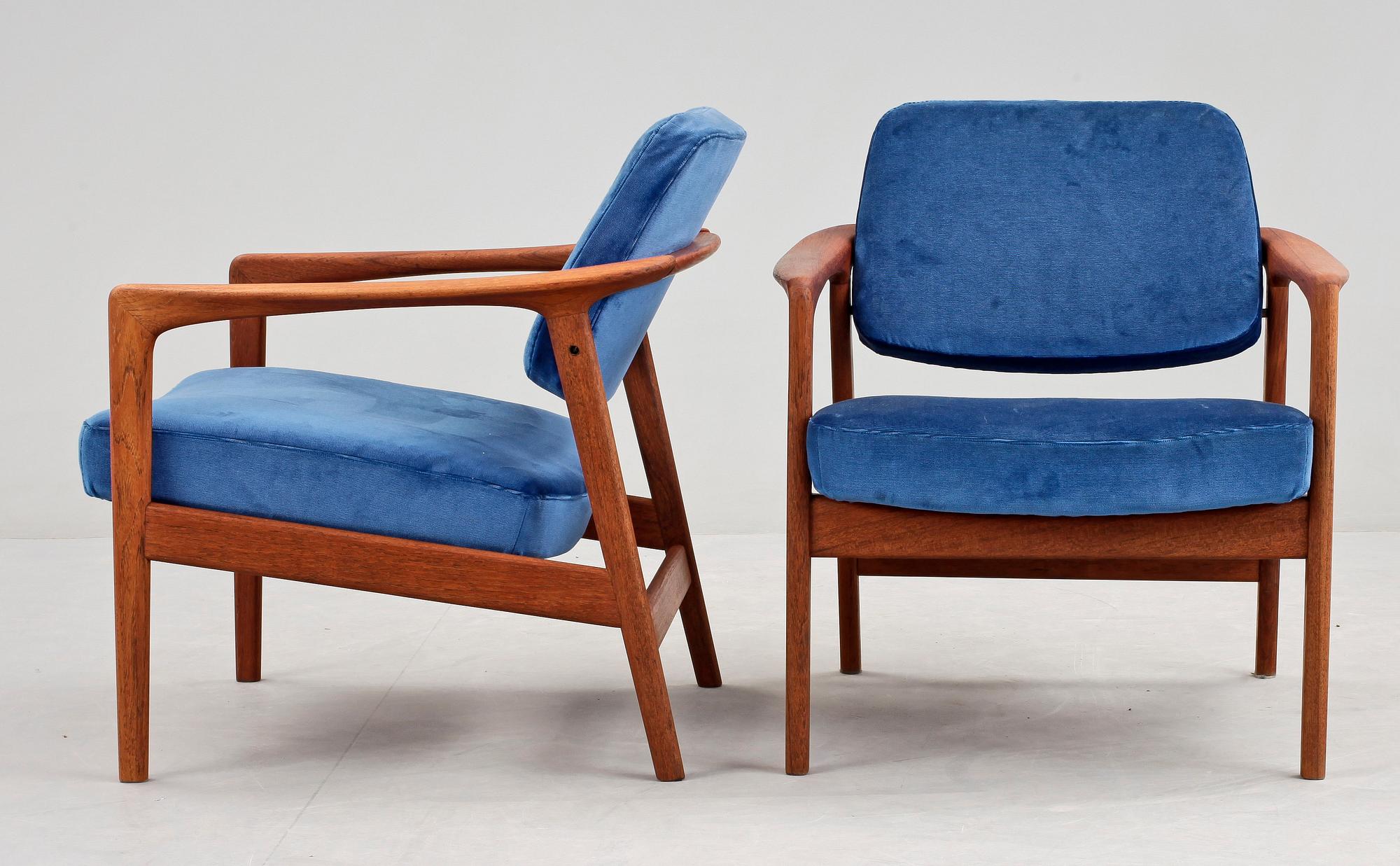 FÅTÖLJER, Folke Ohlsson, för Dux, 1960-tal.