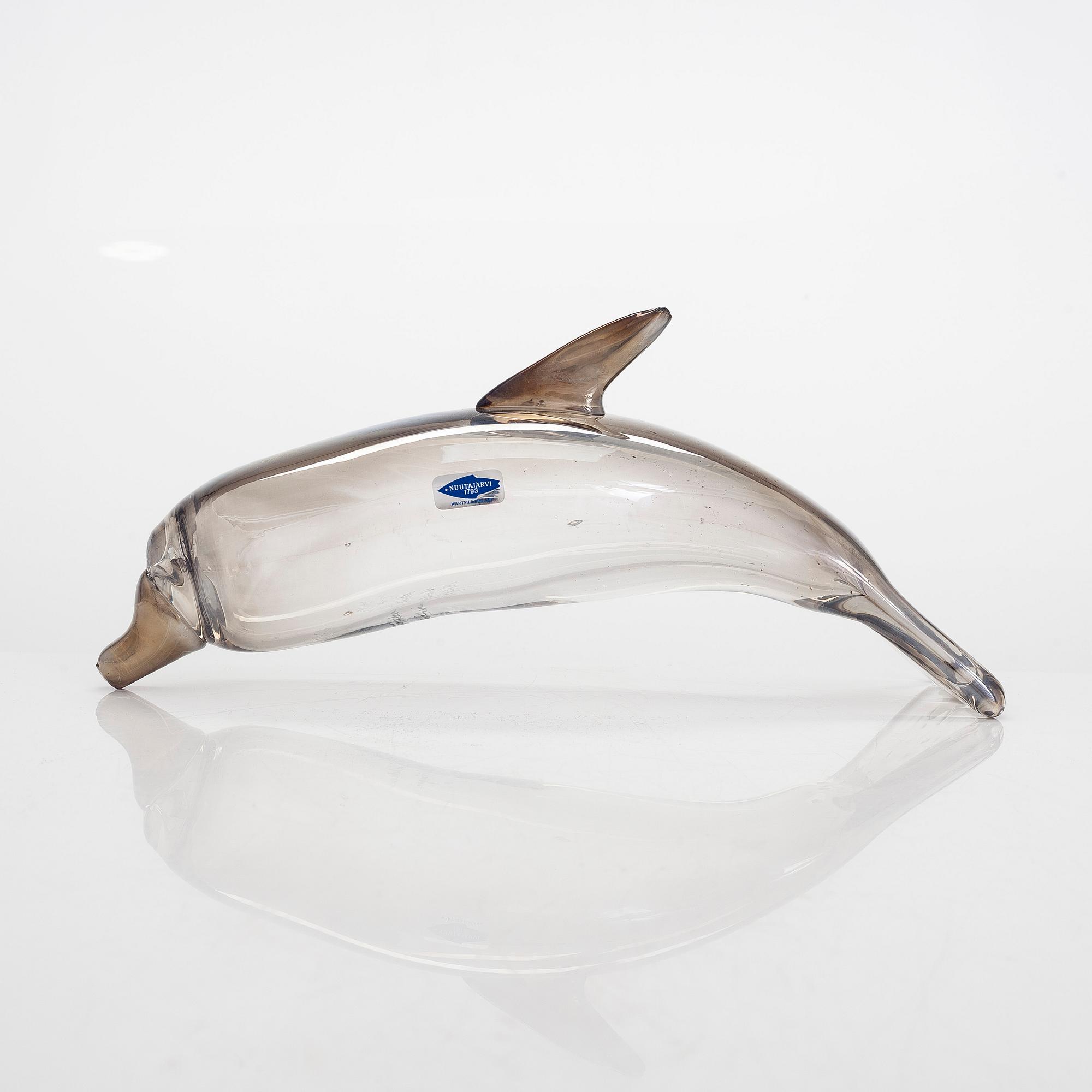 Oiva Toikka, glasskulptur, signerad Oiva Toikka Nuutajärvi Notsjö.