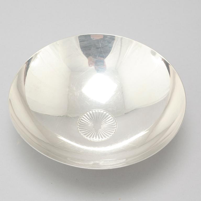 SIGVARD BERNADOTTE, skål, sterling silver, Georg Jensen, Danmark, omkring 1900-talets mitt.