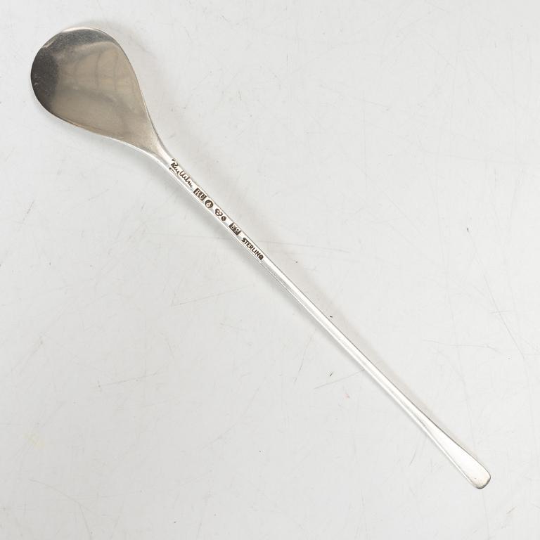 Rolf Carlman, Cup, sterling silver, CF Carlman, Stockholm 1969, and spoon Ray Urban, sterling, Stockholm 1955.