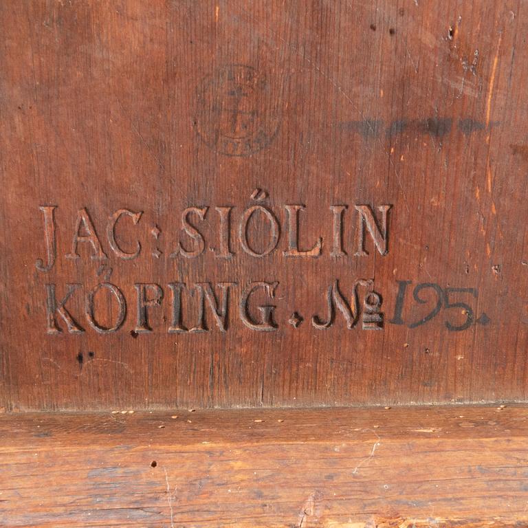 Jacob Siölin, table signed around 1800.