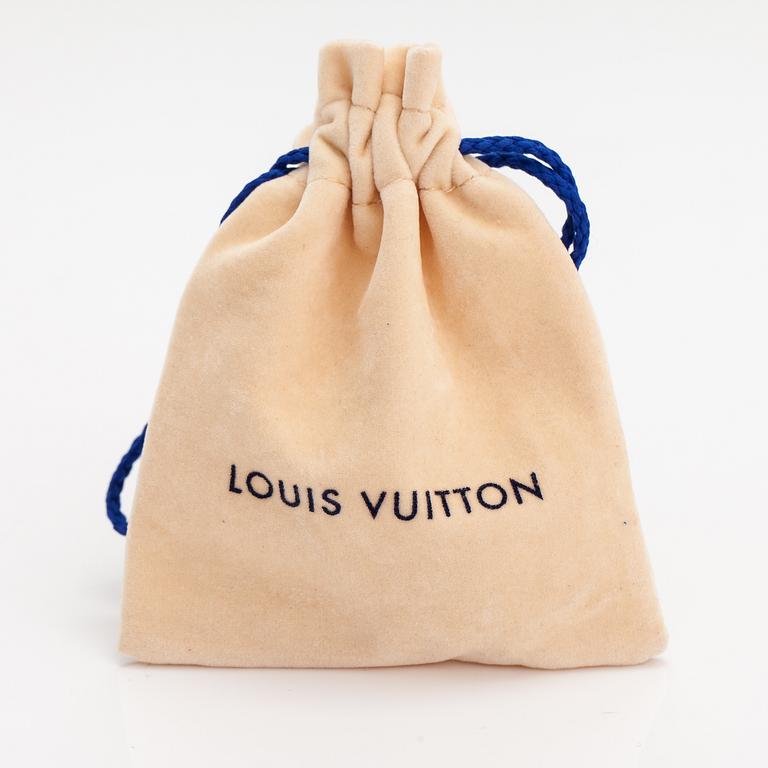 Louis Vuitton, "Nanogram sweet dreams hoop" örhängen. Märkta Italy.