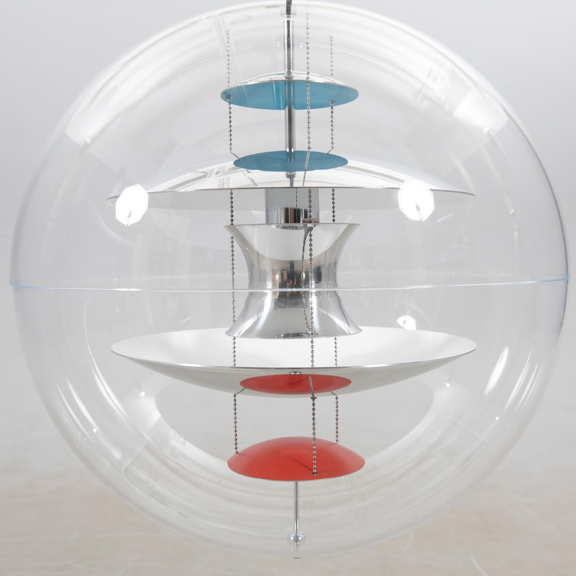 Verner Panton, Ceiling lamp, "VP Globe", Verpan, Denmark, late 20th century/early 21st century.