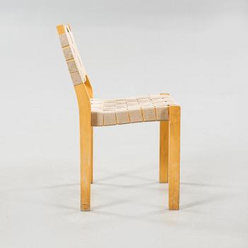 ALVAR AALTO, stolar, 6 st, modell 611, Artek, 1900-talets andra hälft.