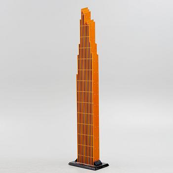 Vismara Design, CD rack/sculpture, "Hour Columbus", Italy, 21st century.