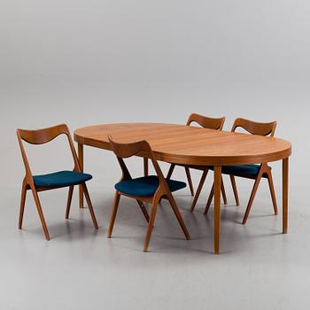MATSALSGRUPP, 5 delar, B. Johansson & Söner, Hyssa Sweden, 1900-talets andra hälft.