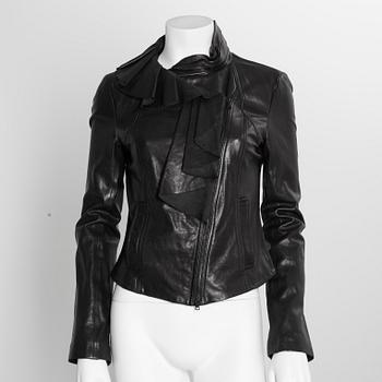 LEATHERJACKET, Diana von Furstenberg, size 6.