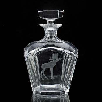 KARAFF, glas, Emil Weidlich, Elme, 1930/40-tal.