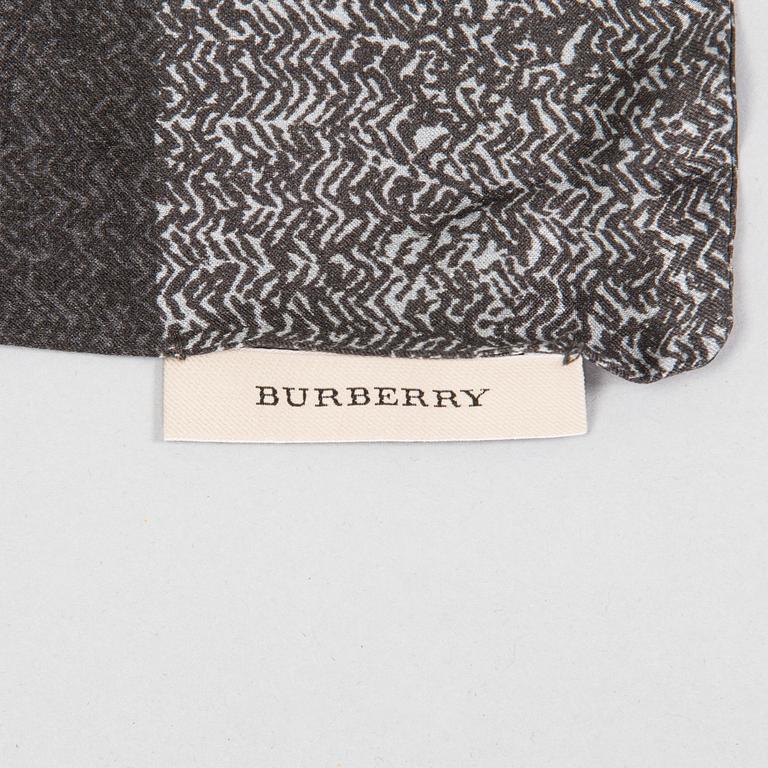 Burberry, a silk scarf.