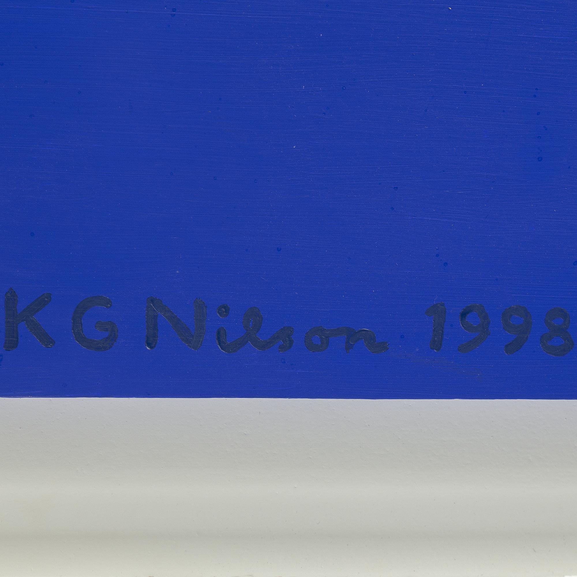 KG NILSON, oil on panel, signed and dated 1998.