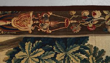 A tapestry, "Verdure", tapestry weave, ca 301 x 254 cm, France 18th century.