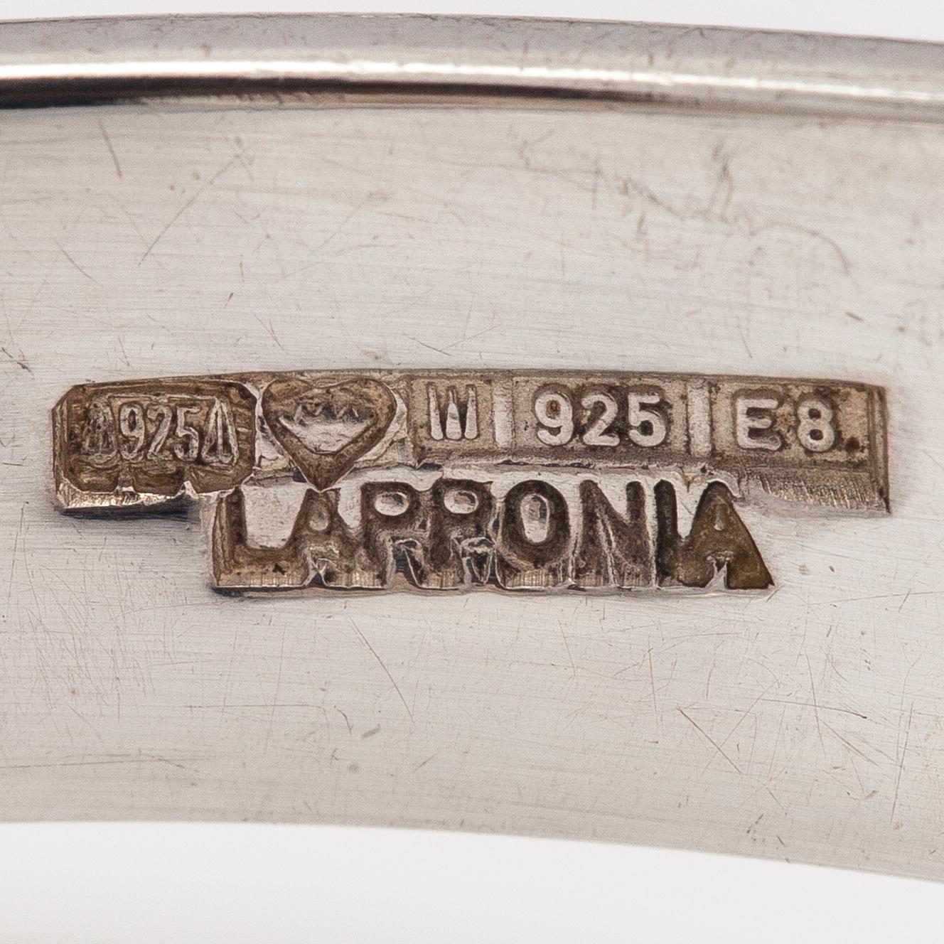 Björn Weckström, A sterling silver bracleet "Apollo". Lapponia 1982.