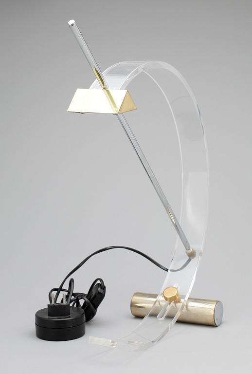 BORDSLAMPA, 1900-talets andra hälft.