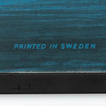 Fritiof Pedersén, affisch, "Svenska Amerika Linien", Isacsons Gbg, 1952.