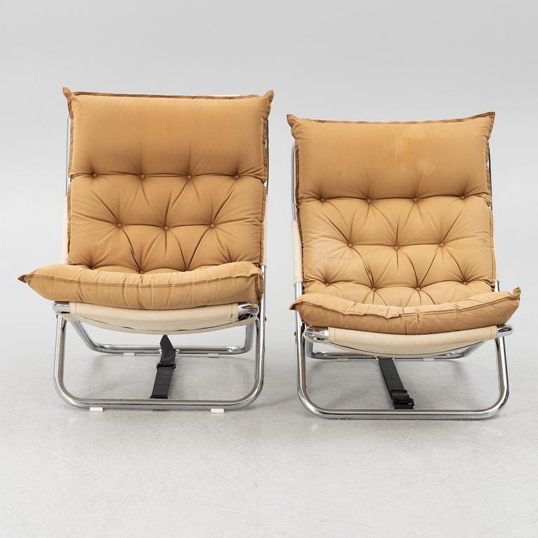A pait of 'Viggen' easy chairs, 1970s.