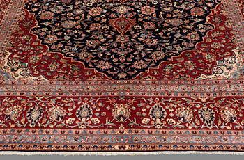 A carpet, Kashan, c. 400 x 297 cm.