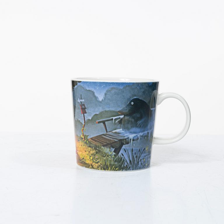 Arabia, 29 Moomin mugs, Finland.