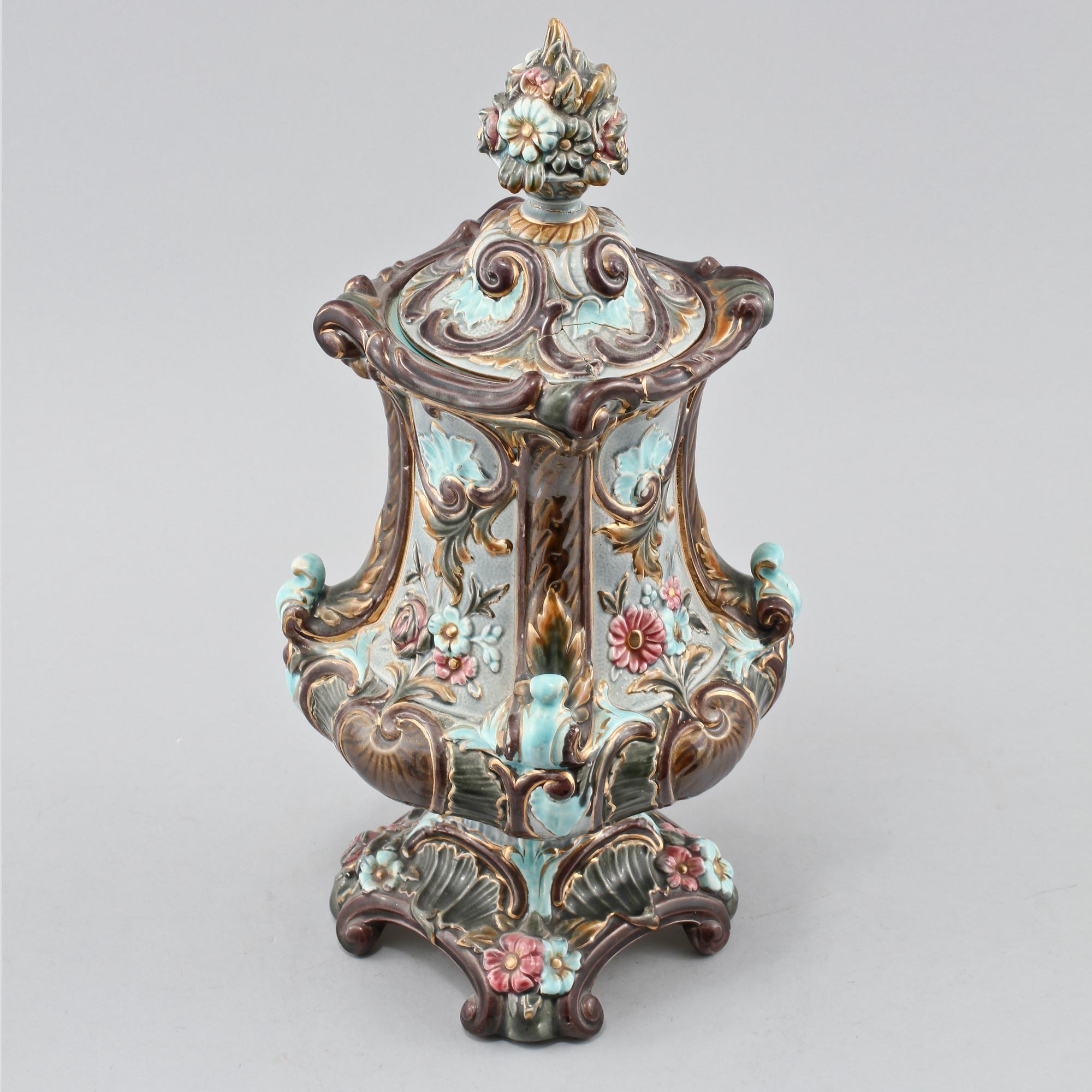 LOCKURNA, porslin, Rörstrand, sekelskiftet 1800/1900.