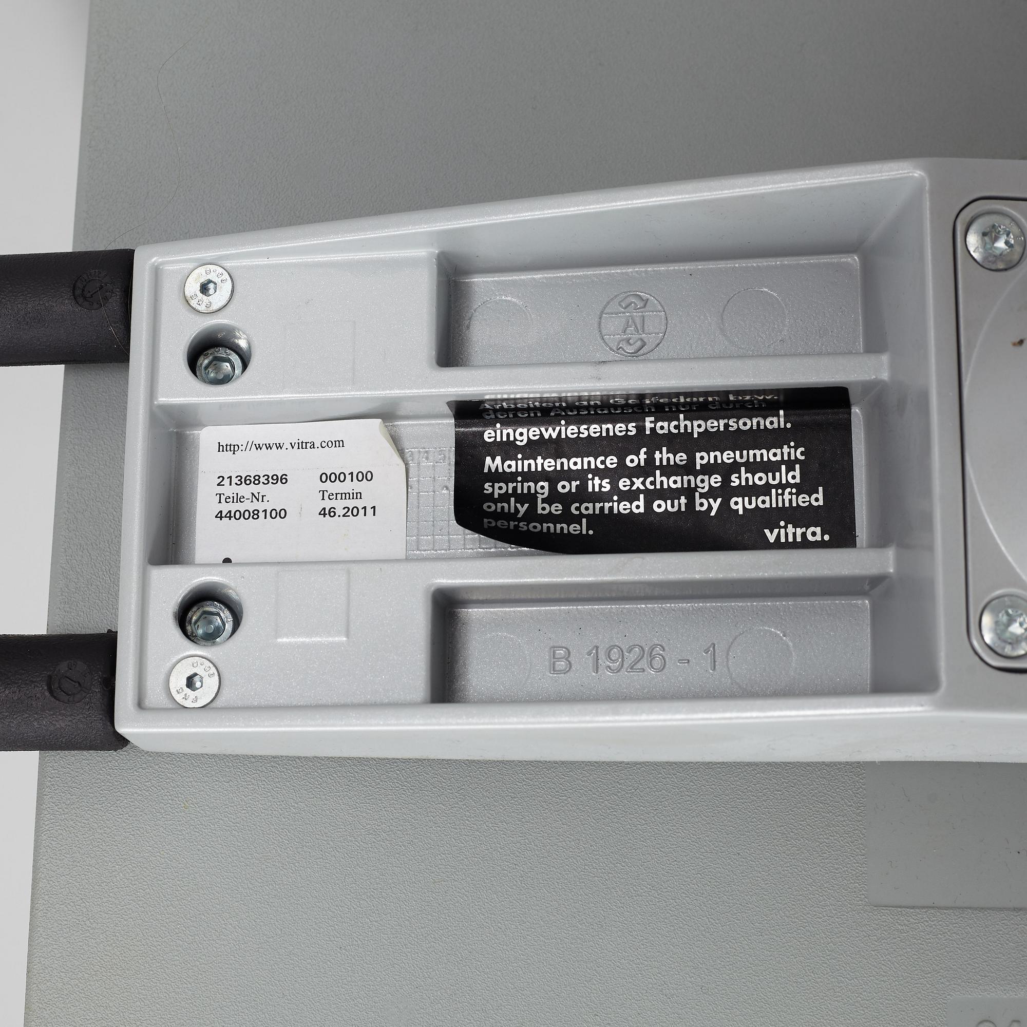 Maarten Van Severen, skrivbordsstolar, 3 st, "Office Chair .04", 3 st, Vitra, 2011-13.