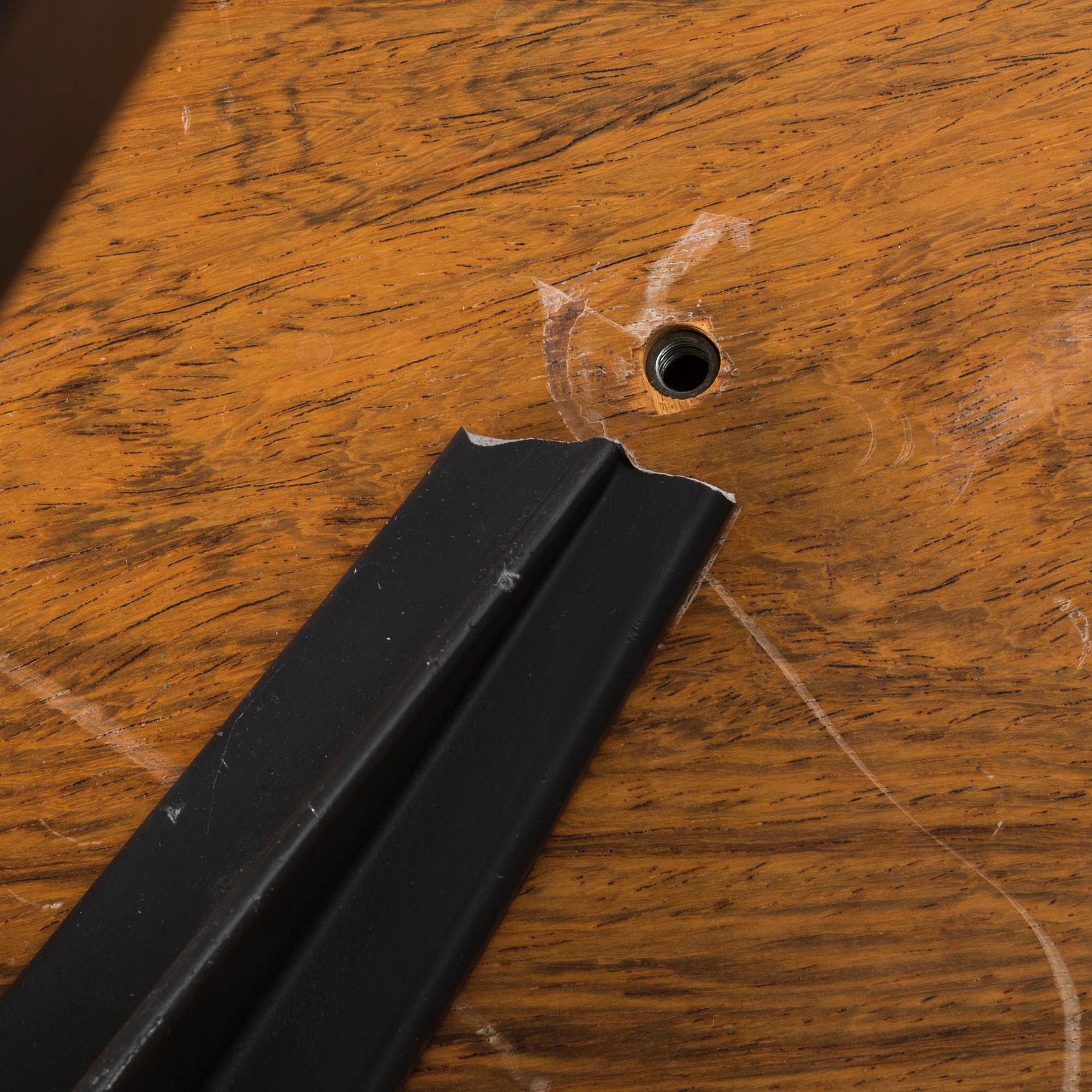 A armchair and footstool, "Lounge Chair", Charles & Ray Eames, USA, Herman Miller, 1970s,