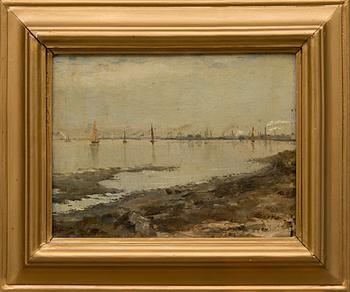 ALEX RAPP, Oil on panel, signed and dated a tergo 1892.