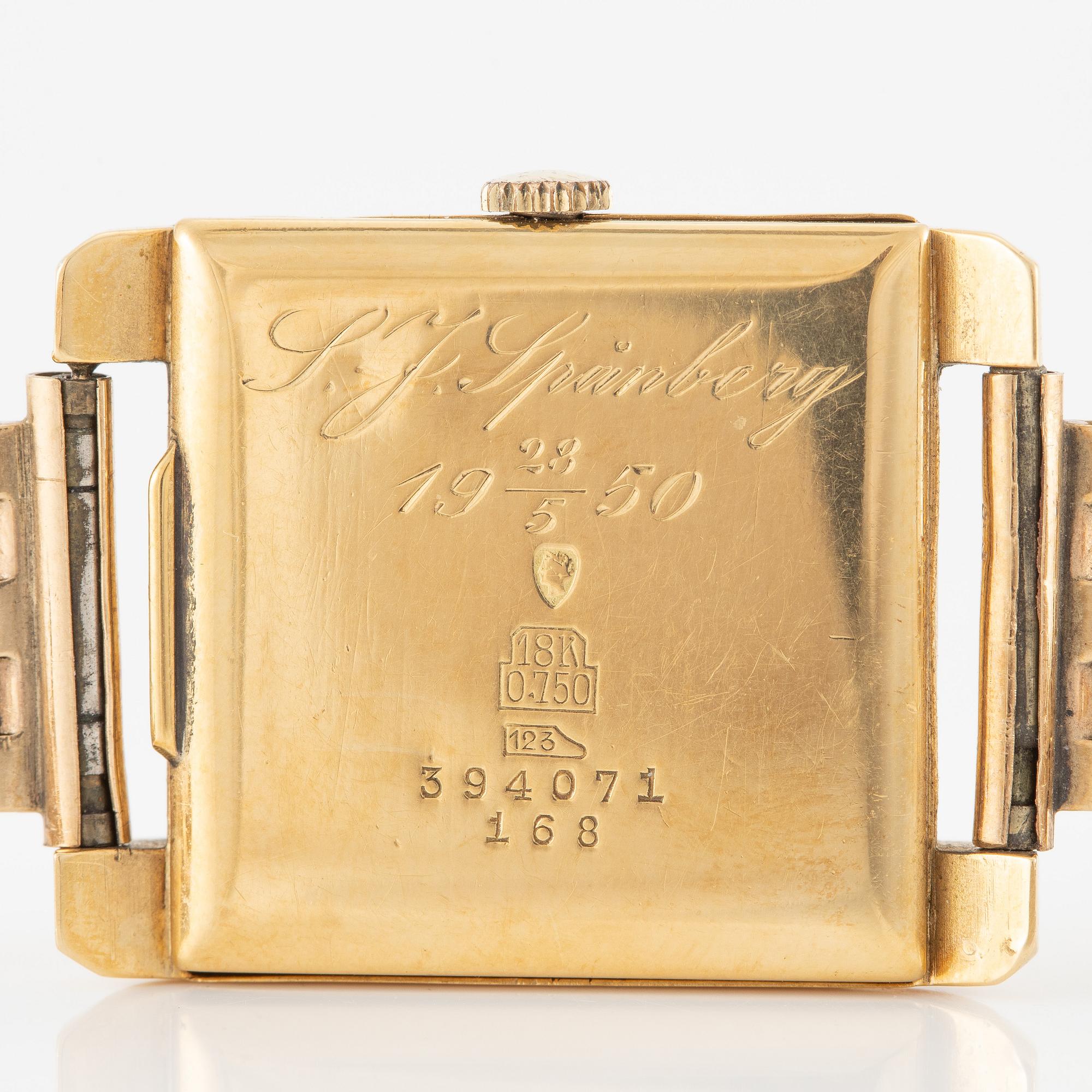 Universal Geneve, wristwatch, 26 x 26 (33.5) mm.