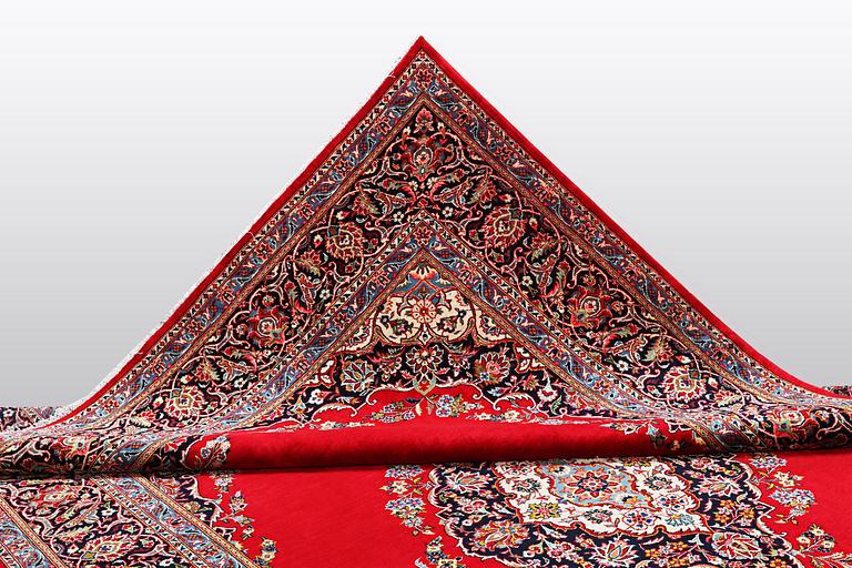 A carpet, Keshan, ca 353 x 240 cm.