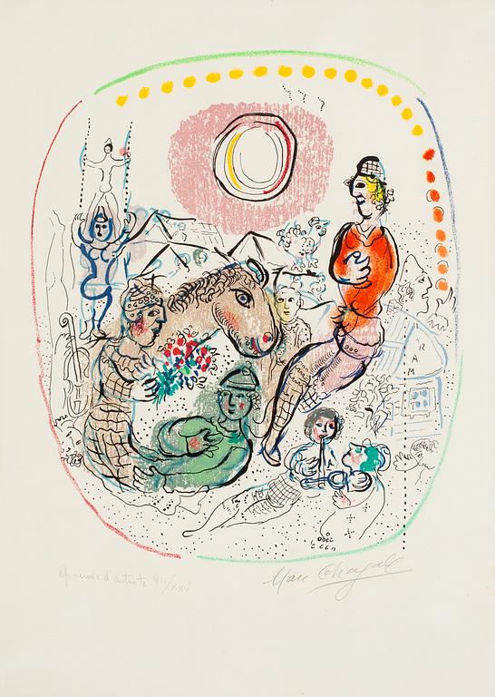 Marc Chagall, "Le jeu des arlequins".