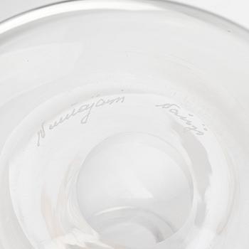 Kaj Franck, a decanter, 'The Bells of Kremlin', signed Nuutajärvi Notsjö.