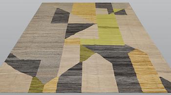 Rug, Kilim, modern design, approx. 286 x 200 cm.