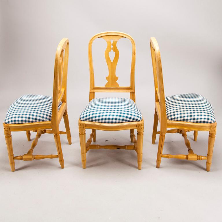 STOLAR, 6 st, gustaviansk stil, ur IKEAs 1700-tals serie, 1900-talets senare hälft.