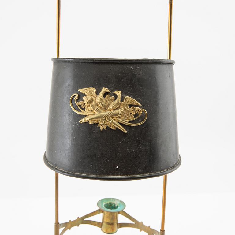 Läsljusstake, empire 1800-tal.