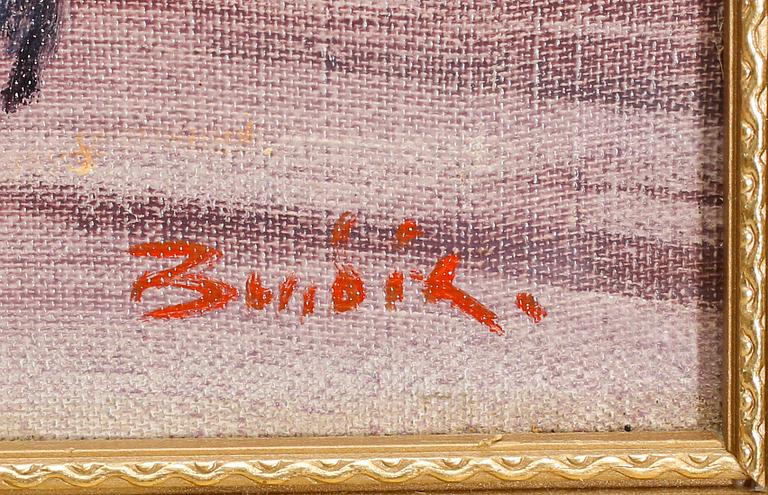 HANS BENDIX, olja på duk, signerad.