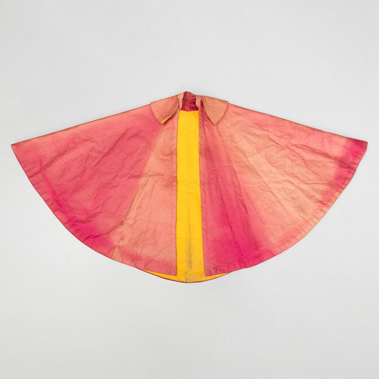 A bullfighter's cape, so called capote, Lorenzo Agudo, Barcelona, Spain, probably mid20th century.