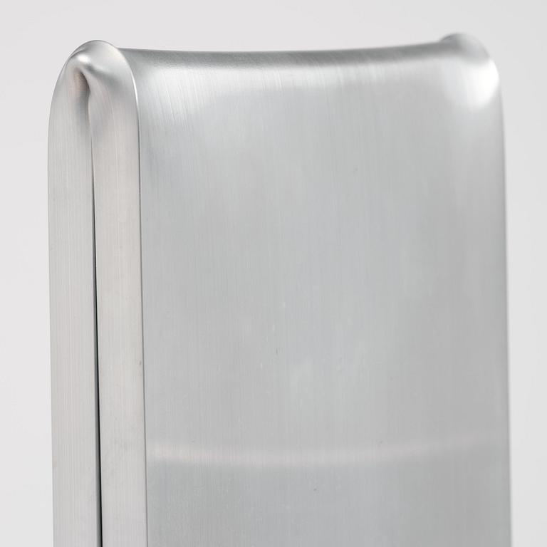 David Taylor, stol, unik, "Aluminium Chair", Studio Mellösaverken, Sverige, 2025.