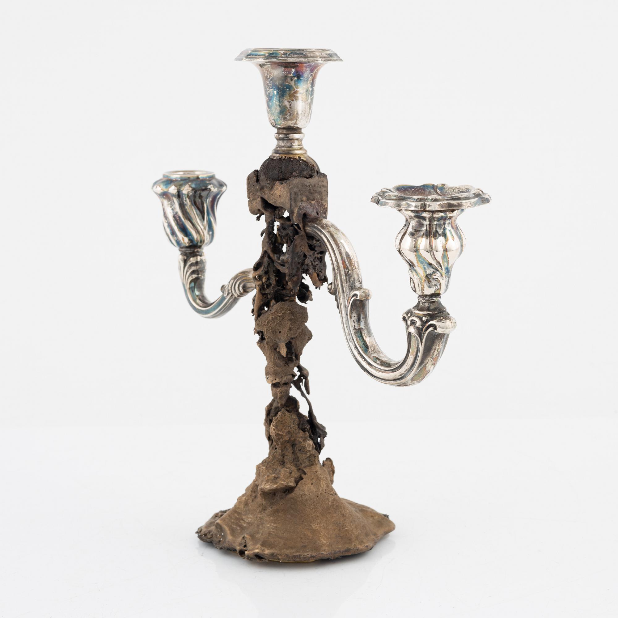 Olle Olls, a candelabra/light object, 2021.