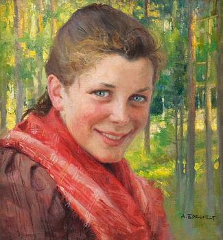 268. Albert Edelfelt, "A GIRL FROM PORVOO (A FARMER´S DAUGHTER FROM UUSIMAA)".