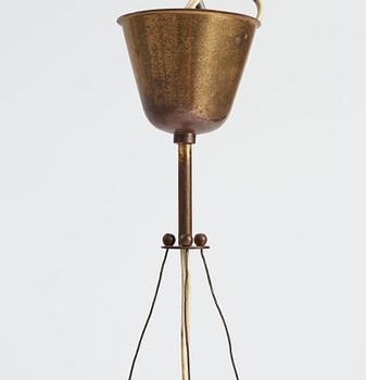 Carl-Axel Acking, a pair of Swedish Modern ceiling lamps, 1940-50's.
