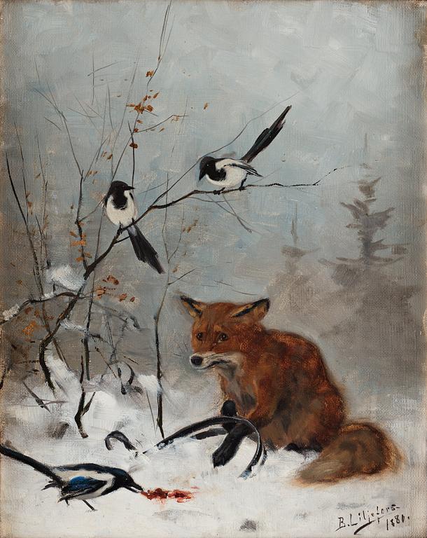 Bruno Liljefors, Trapped Fox.