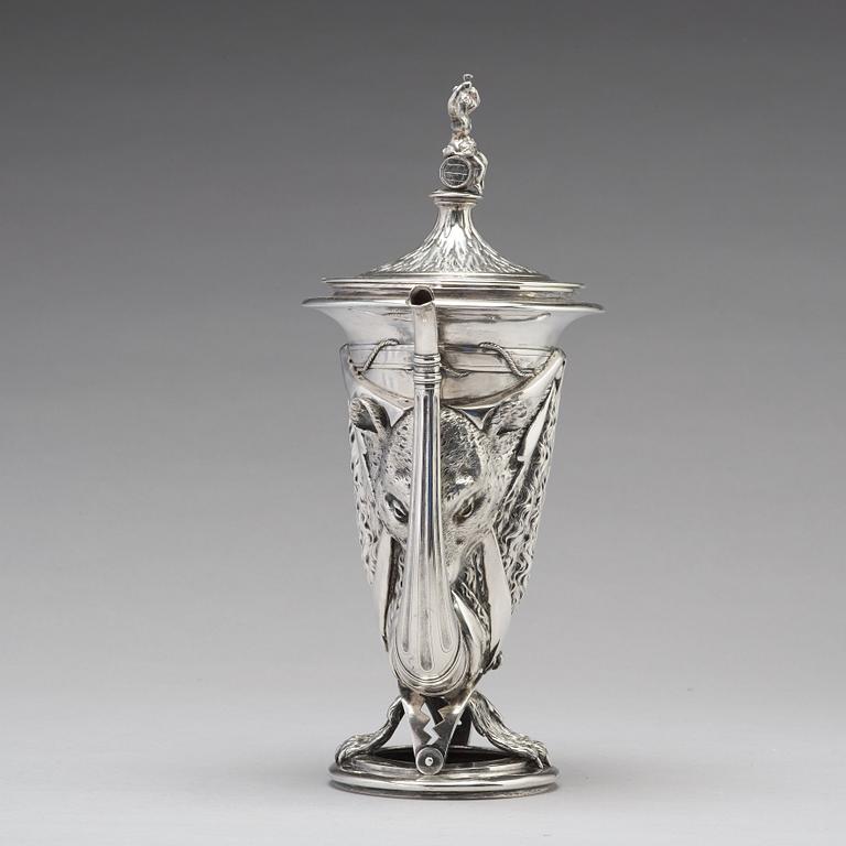 Jean-Baptiste Vaillant, kanna/pokal, silver, S:t Petersburg 1858.