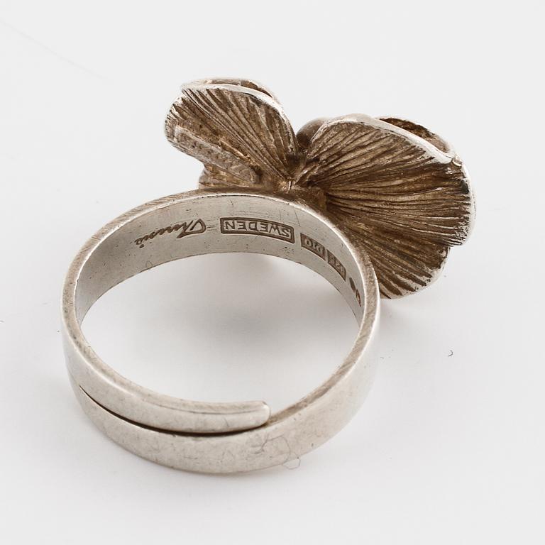 THERESIA HVORSLEV, Mema, Lidköping, -70's, a bracelet and a ring.