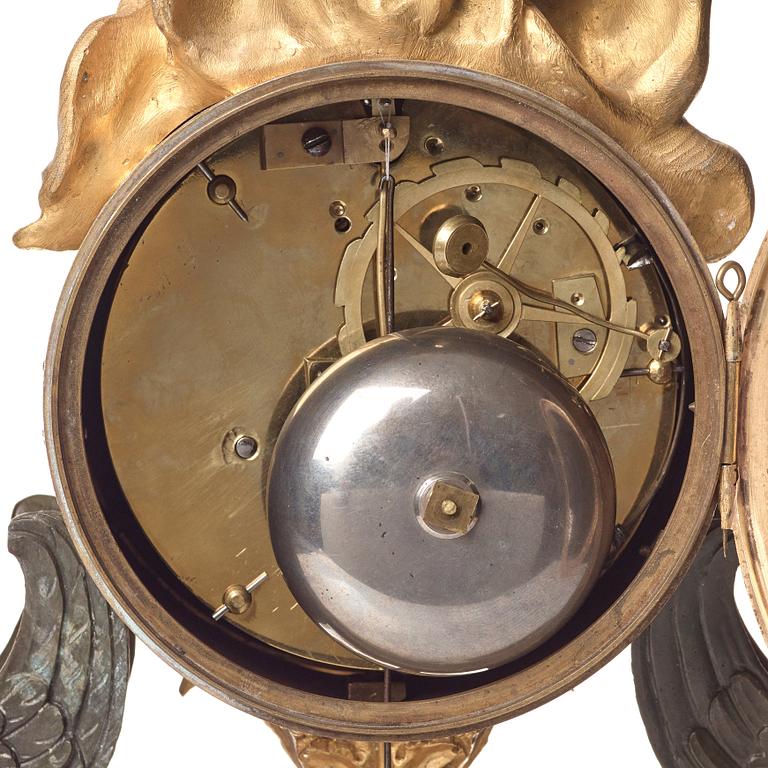 A Louis XVI 18th century mantel clock.