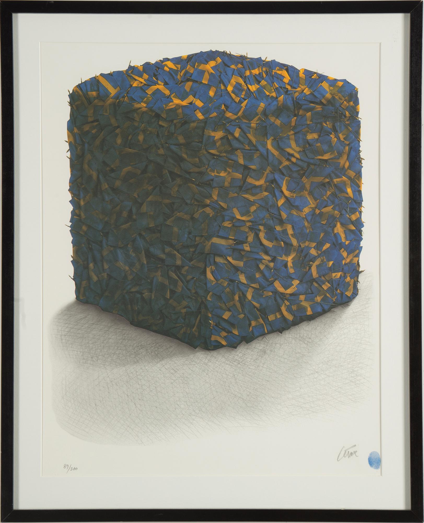 CÉSAR BALDACCINI, coloured serigraph, signed and numbered 89/200.
