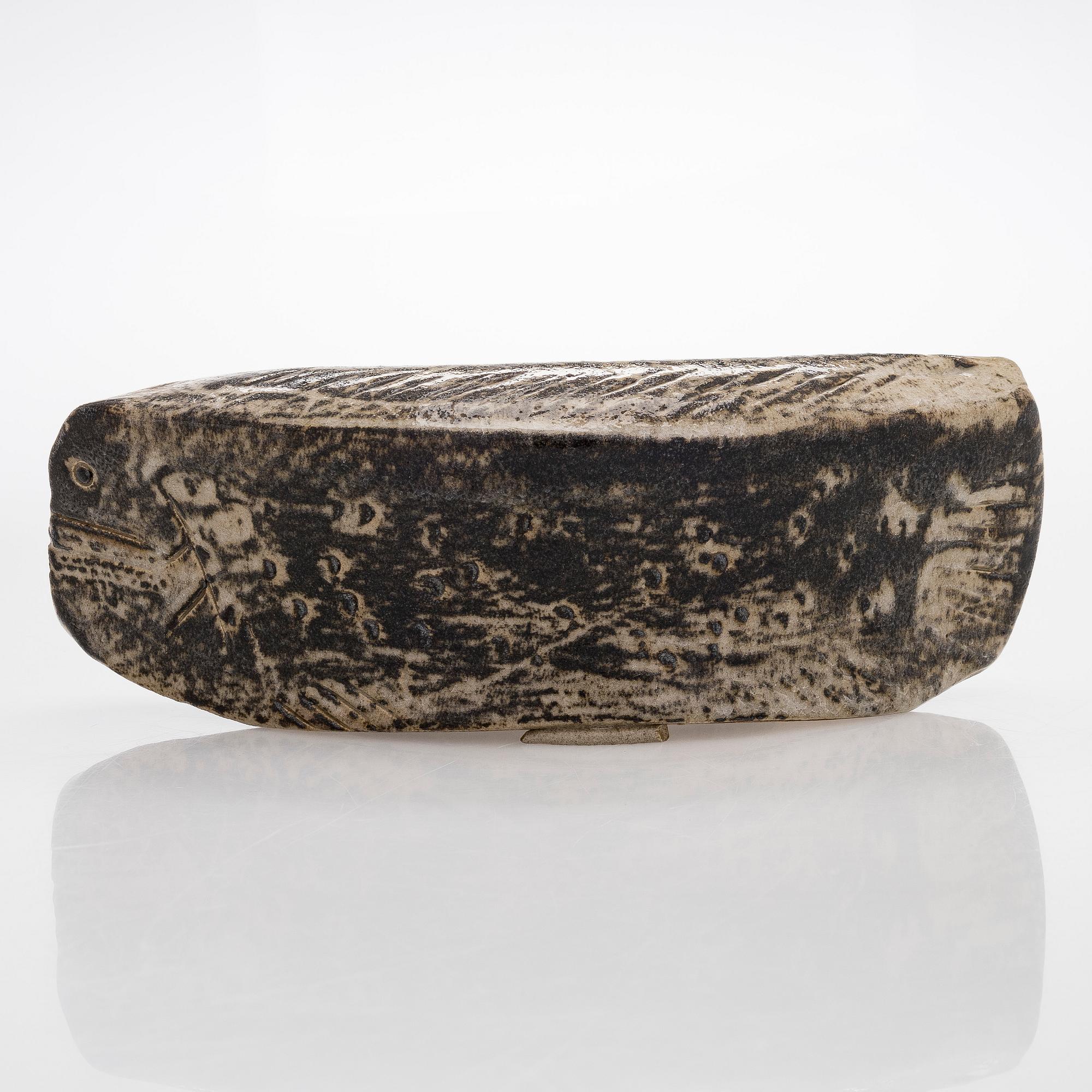 Michael Schilkin, a stoneware sculpture, signed Schilkin.